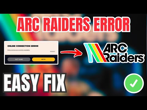 ARC Raiders Fix Online Connection Error | Online Services Are Currently Unavailable (EASY) 2026