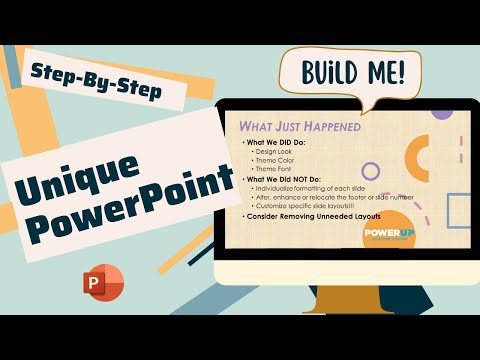 Build A Unique PowerPoint Look - A Slide Master (Part 2 of 2)