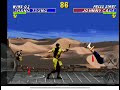 Ultimate Mortal Kombat Trilogy Shang Tsung MK2 Vs Johnny Cage MK2 Very Hard 1 Round