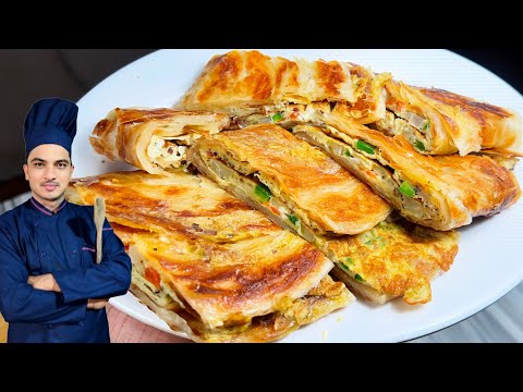Egg Lachha Paratha