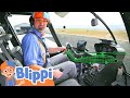 Blippi Explores A Helicopter Learning Videos For Kids Education Show For Toddlers