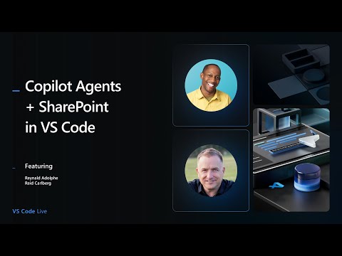Video Thumbnail: VS Code Live - Copilot Agents + SharePoint in VS Code