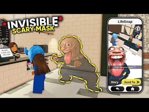 INVISIBLE SNAPCHAT ROBLOX TROLLING (SCARY MASK)