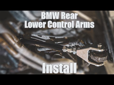 New BMW Rear Lower Control Arms/ Full Install