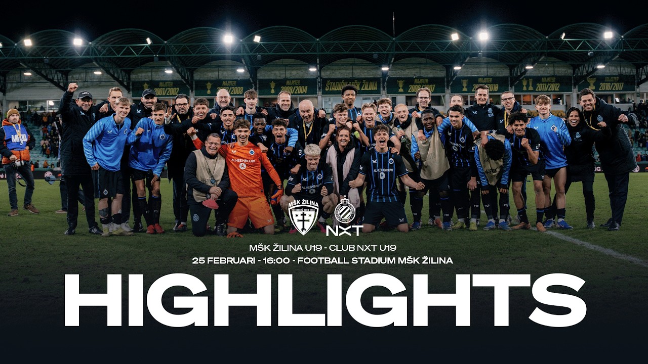 MŠK Žilina U19 vs Club Brugge U19 Highlights