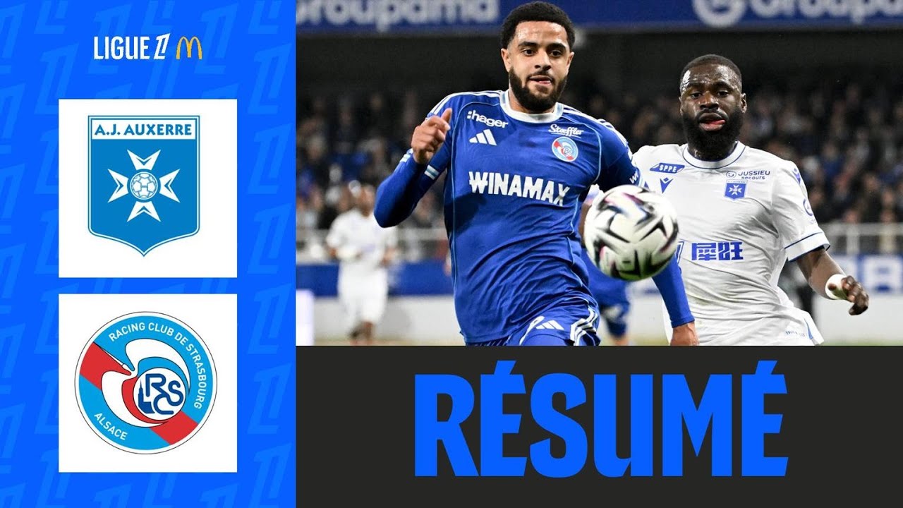 Auxerre vs RC Strasbourg Highlights