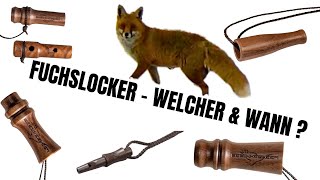 FUCHSJAGD  🦊 WELCHER LOCKER &amp; WANN?  #fuchsjagd