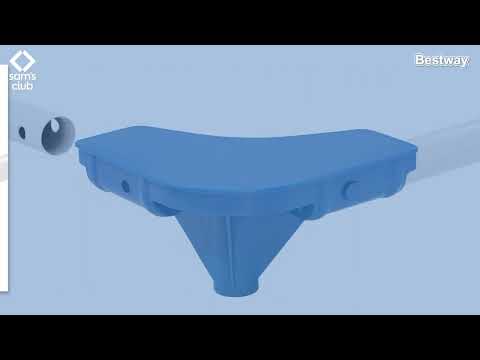 thumbnail video image 2 of Alberca Rectangular Bestway Steel Pro 4.50 m x 2.20 m x 84 cm, 2 of 5