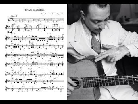 Django Reinhardt - Troublant Boléro Transcription