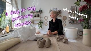 a day in my pottery studio - what makes my life easier as a self employed cerami