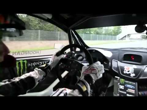 Ken Block airfield rallying 2