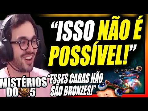 MYLON REACT BRONZIOCRE: "BRONZES DESTRUIRAM OS LIMITES DO LEAGUE OF LEGENDS - MISTERIOS DO BRONZE 5"
