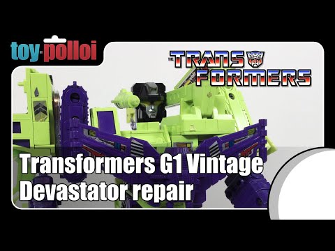 Transformers Vintage G1 Devastator repair - Toy Polloi