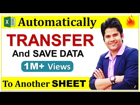 auto transfer and Save data from one sheet to another