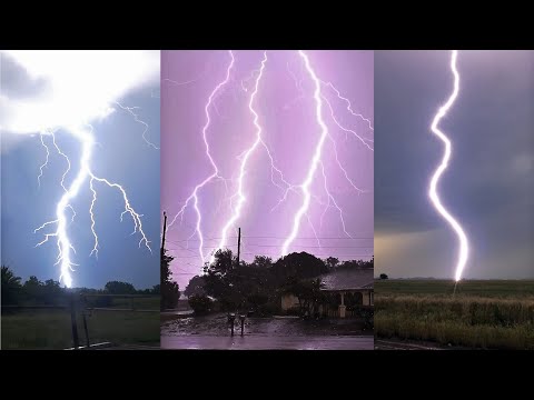 Intense Lightning Strike Compilation (Vol. 2 Extended Edition: 72 Strikes!)