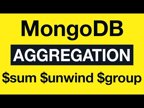 36 Aggregation Example 18 sum unwind and group MongoDB Aggregation Tutorial