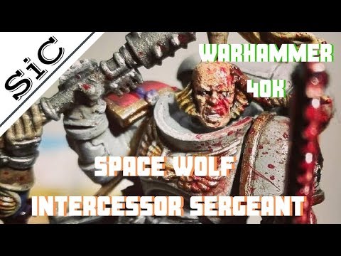 A SiC Paintjob - Warhammer 40k Space Wolf Intercessor Sergeant: #3