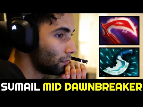 SUMAIL Mid Dawnbreaker is back with 13min Desolator Dota 2