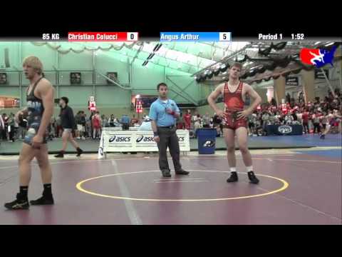 Christian Colucci vs. Angus Arthur at 2013 FILA Cadet Nationals - FS