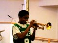 Issa Ford Plays His Trumpet For The Youth Talent Show MtZionMBC
