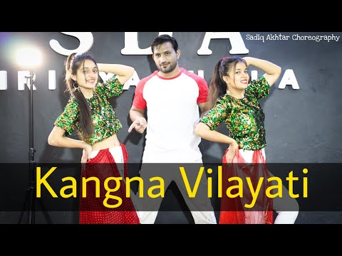 Kangna Vilayati Dance Cover | Sadiq Akhtar Choreography | Urvashi Rautela | Jyotica Tangri