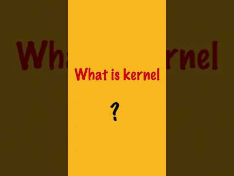 what is kernel in operating system ? #shorts #bydubebox #kernel
