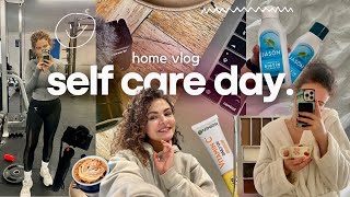 a self care vlog 2024 🌸📖 | curly hair care, girl therapy, april vlog 💛