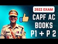 BOOKLIST For CAPF 2022 Exam Best CAPF Preparation Books For PAPER 1 And PAPER 2 CAPF Books
