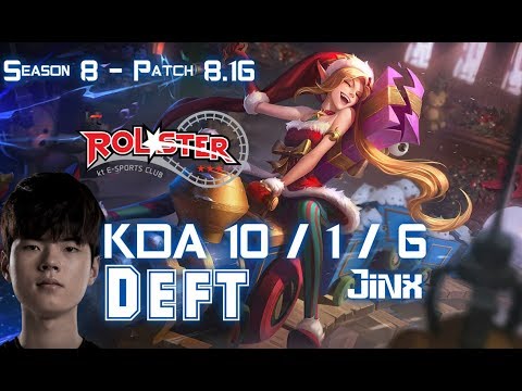 KT Deft JINX vs KAI'SA ADC - Patch 8.16 KR Ranked