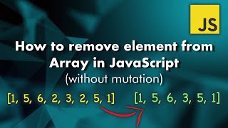 How to Remove Specific Array element in JavaScript