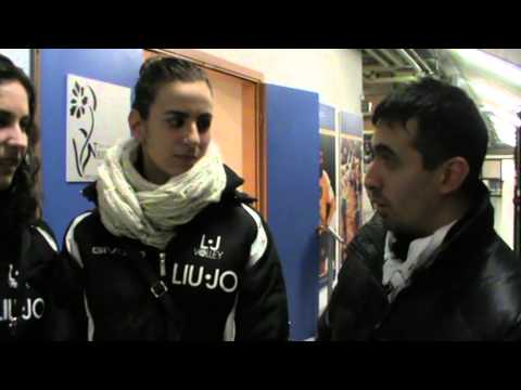 LIU-JO vs FOPPAPEDRETTI BERGAMO (12/01/2014) INTERVISTA POST-PARTITA MARUOTTI-PERINELLI