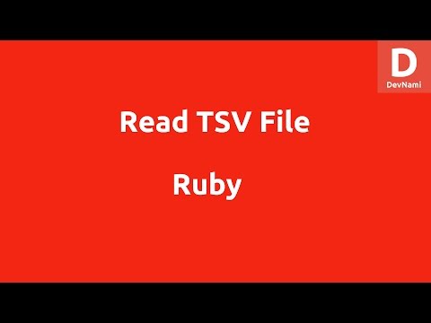 Ruby Read TSV File