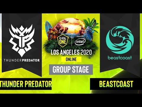 Dota2 - Beastcoast vs. Thunder Predator - Game 2 - Group Stage - SA - ESL One Los Angeles