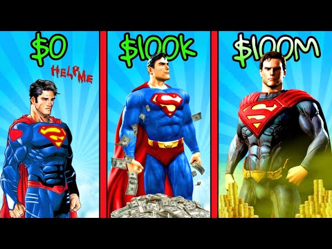 Upgrading POOR SUPERMAN Into GOD RICH SUPERMAN in GTA 5! (GTA 5 MODS)