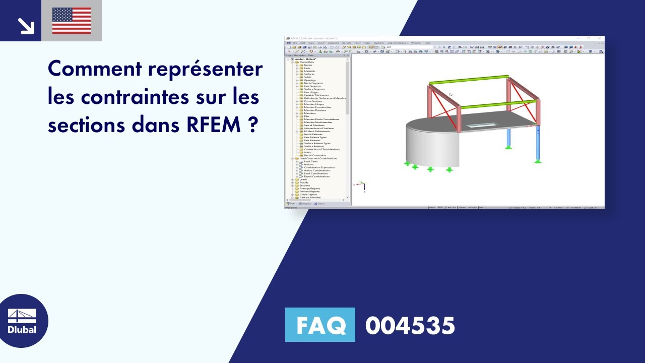 [FR] FAQ 004535 | Comment puis-je représenter les contraintes sur les sections dans RFEM ?