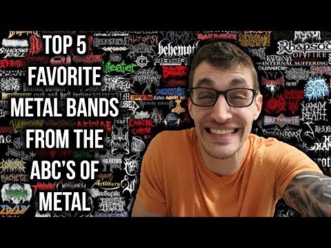 My TOP 5 Favorite Bands from my ABCs of Metal Journey!!