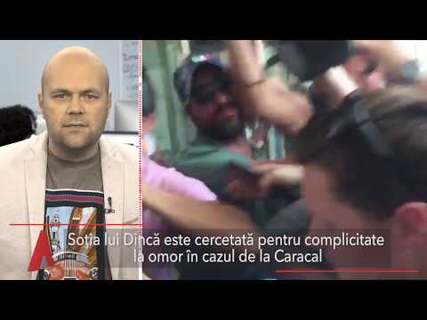Stiri Mediafax 06 Septembrie - Soția lui Dincă, cercetată pentru complicitate la omor