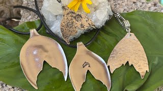 Mermaid Tale Spoon Pendants