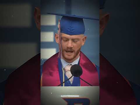The graduation speech that silenced the whole university. #graduation #motivation #speech #shorts