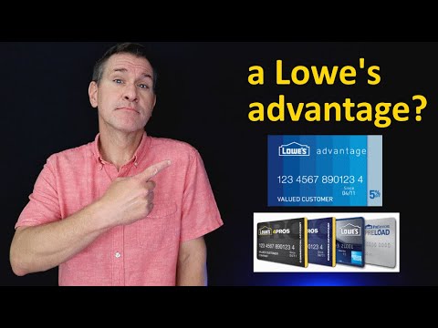 lowe's advantage card