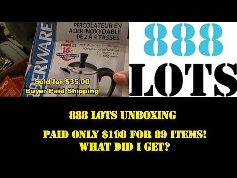 888 Lots Unboxing Part 1- Biss Damaged Boxes