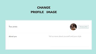 How to change profile photo on Vinted
