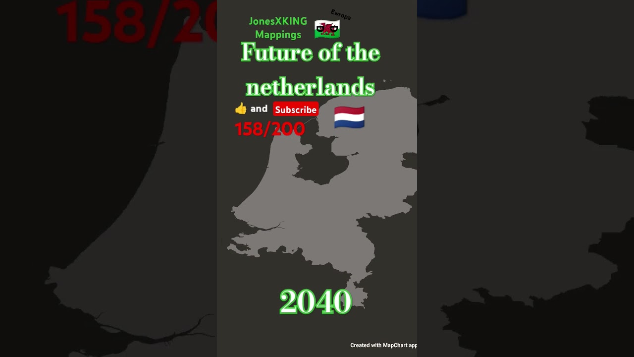 Netherlands future be like #shorts #netherlands #mapping #mapchart