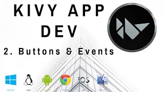 Buttons & Events - Kivy Mobile and Desktop App Dev w/ Python