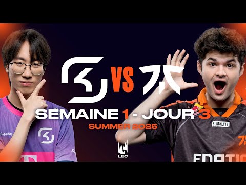 SK vs FNATIC, QUELLE PERFORMANCE ! (LEC Summer 2025)