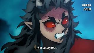 Nezuko setting Aizetsu Aflame/ Demon slayer season 3