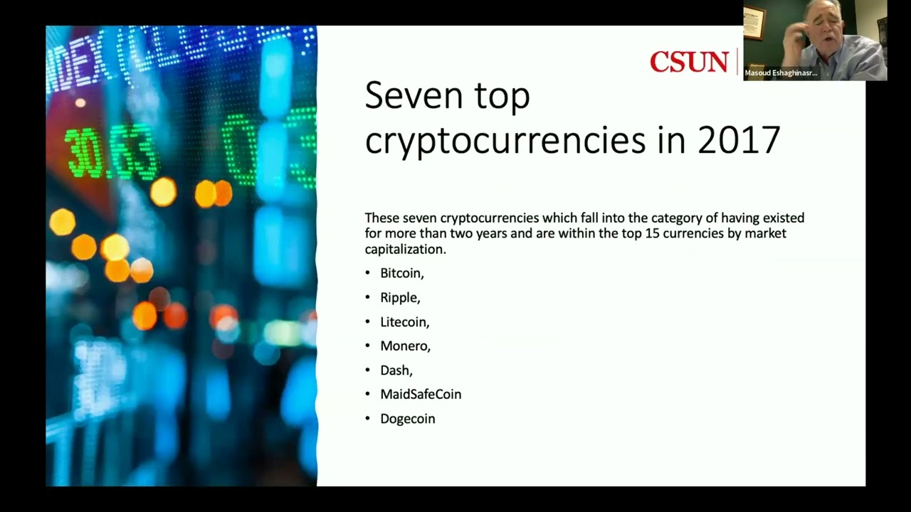 The Mathematics behind Cryptocurrencies A Statistical Analysis of Cryptocurrencies 1