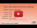 Demilitarized Zone Sting Ethan Meixsell Rock Angry YouTube Audio Library BGM