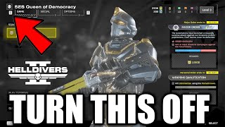 8 Helldivers 2 Settings You Need to Turn Off Now