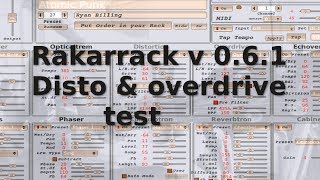 Video thumbnail for Guitar effect software: Rakarrack v0.6.1  disto & overdrive test by Aldjuan